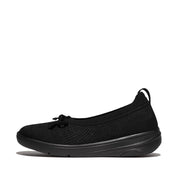 SUPER-Q Bow Knit Ballerinas