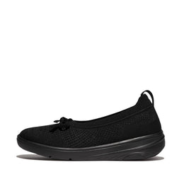 SUPER-Q Bow Knit Ballerinas