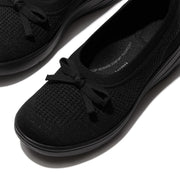 SUPER-Q Bow Knit Ballerinas