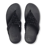 LULU Shimmerfoil Toe-Post Sandals