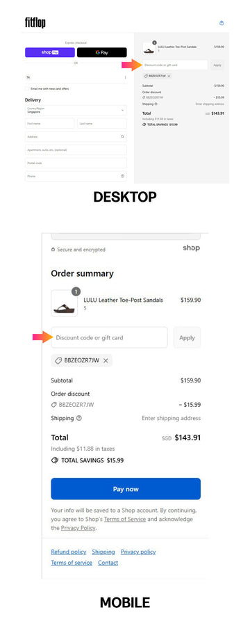 Mobile Birthday Voucher Step 4