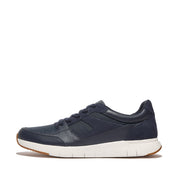 ANATOMIFLEX Men's Material-Mix Panel Trainers - Midnight Navy