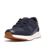 ANATOMIFLEX Men's Material-Mix Panel Trainers - Midnight Navy