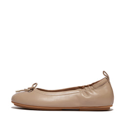 ALLEGRO Bow Leather Ballerinas