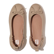 ALLEGRO Bow Leather Ballerinas