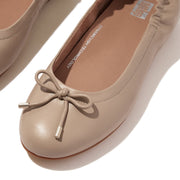 ALLEGRO Bow Leather Ballerinas