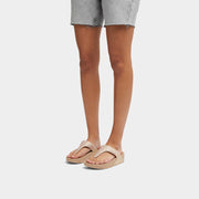 LULU Crystal Embellished Toe-Post Sandals