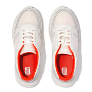 F-MODE E01 Limited Edition Leather-Mix Flatform Sneakers
