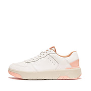 RALLY EVO Leather Trainers - Urban White/Blushy