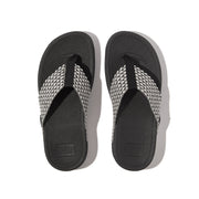 SURFA Multi-Tone Webbing Toe-Post Sandals