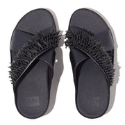 RUMBA Beaded Metallic Cross Slides