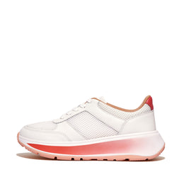 F-MODE Ombre-Sole Leather/Mesh Flatform Trainers