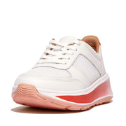 F-MODE Ombre-Sole Leather/Mesh Flatform Trainers