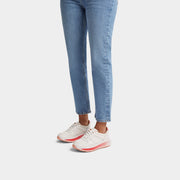 F-MODE Ombre-Sole Leather/Mesh Flatform Trainers