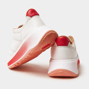 F-MODE Ombre-Sole Leather/Mesh Flatform Trainers