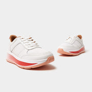 F-MODE Ombre-Sole Leather/Mesh Flatform Trainers