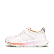 F-MODE Ombre-Sole Leather/Mesh Flatform Trainers