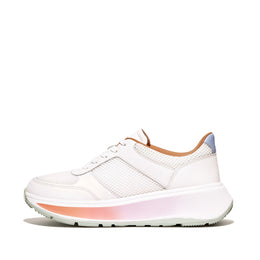 F-MODE Ombre-Sole Leather/Mesh Flatform Trainers