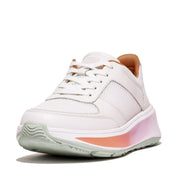 F-MODE Ombre-Sole Leather/Mesh Flatform Trainers