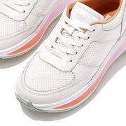 F-MODE Ombre-Sole Leather/Mesh Flatform Trainers