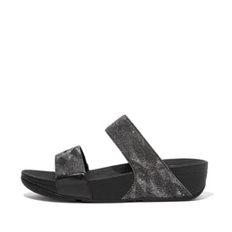 LULU Glitz Slides - All Black