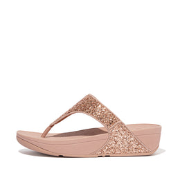 LULU Glitter Toe-Post Sandals