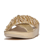 RUMBA Beaded Metallic Cross Slides