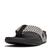 SURFA Multi-Tone Webbing Toe-Post Sandals